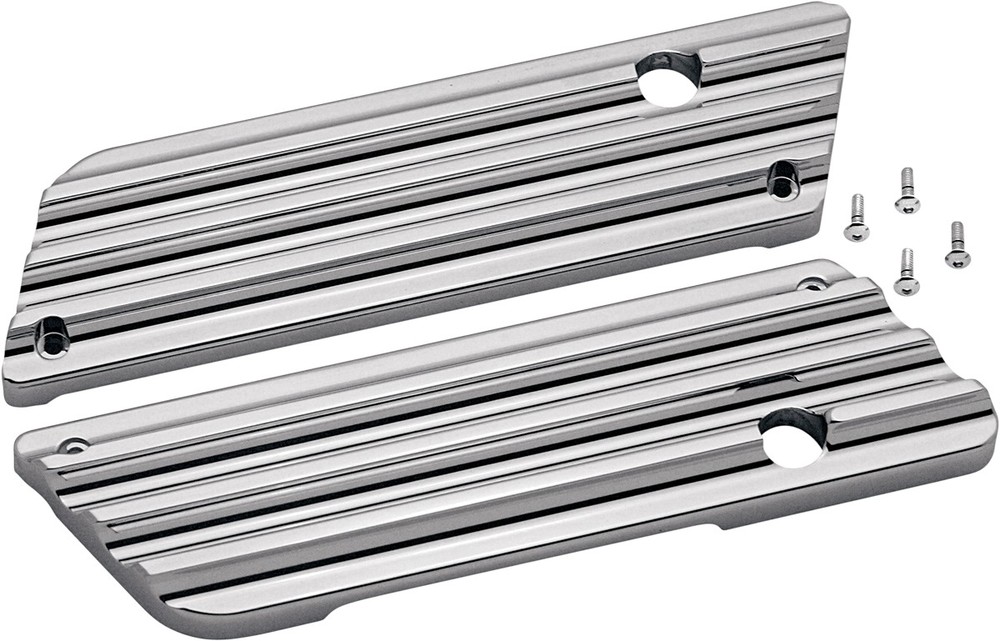 COVINGTONS コビングトン ラッチカバー フィン クローム 【LATCH COVER FINNED CHROME [3501-0324]】 HARLEY-DAVIDSON ハーレーダビッドソン その他汎用外装部品・ドレスアップパーツ 外装｜ウェビック　店