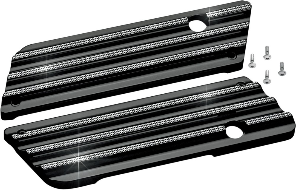 COVINGTONS コビングトン ラッチカバー フィン ダイヤモンド 【LATCH COVER FINNED DIA [3501-0557]】 HARLEY-DAVIDSON ハーレーダビッドソン その他汎用外装部品・ドレスアップパーツ 外装