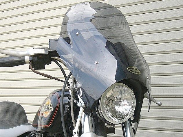 CHIC DESIGN シックデザイン スポーツシールド クリーンのみ SPORTSTERファミリー HARLEY-DAVIDSON ハーレーダビッドソン スクリーン 外装 スクリーンカラー:スモークスクリーン|ウェビック 店
