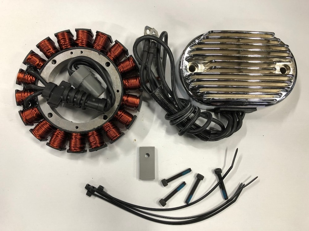 部品屋K&W オルタネーターキット ツインカム HARLEY-DAVIDSON ハーレーダビッドソン オルタネーター・ジェネレーター 電装系|ウェビック 店