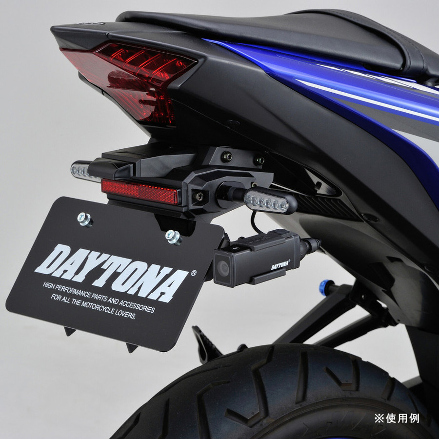 楽天市場 Daytona デイトナ ドライブレコーダーddr S100用 オプション ナンバープレートサイドマウントカメラステー ドラレコ ウェビック 楽天市場店