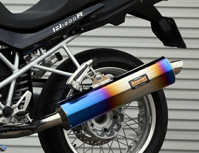 Sasaki sports club ササキスポーツクラブ フルエキゾースト・チタンマフラー (DOHC専用) 色なし R1200 R EBL-R12JA EBL-122EJ BMW フルエキゾーストマフラー マフラー｜ウェビック　店
