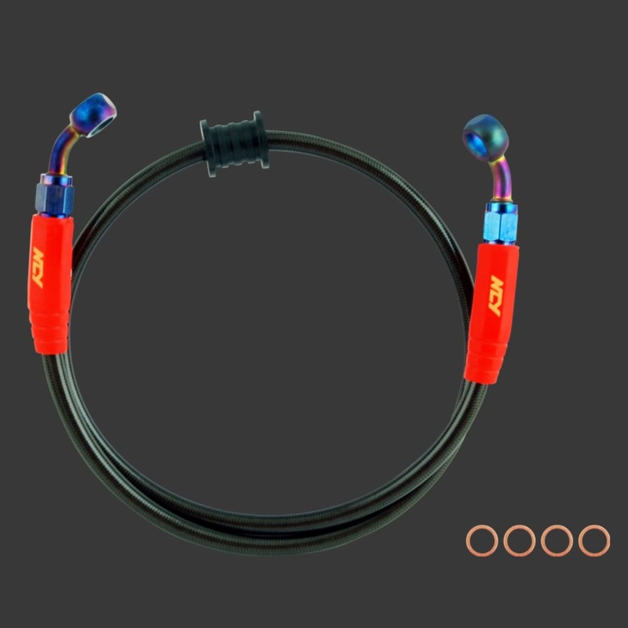 NCY エヌシーワイ Falcon brake hose HD-150 HD-200 KTR 125 150 QUANNON NAKED T1 Wolf Hartford ハートフォード KYMCO キムコ SYM ブレーキホース・クラッチホース ブレーキ