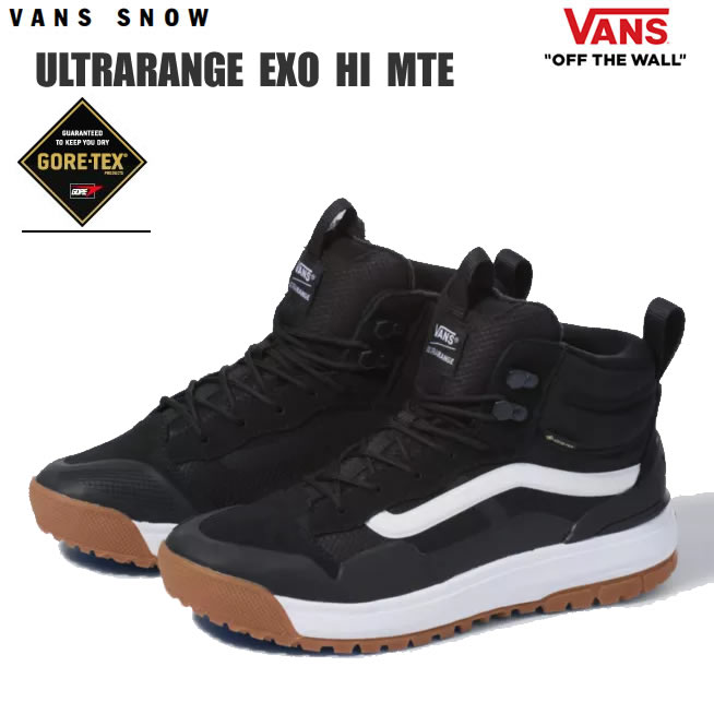 完成品 バンズ スノーブーツ ゴアテックス シューズ Ultrarange Exo Hi Mte Goretex ブラック ホワイト Vans Snow Boots 防水 防寒 防滑 ヴァンズ ウィンターブーツ W56 Adrm Com Br