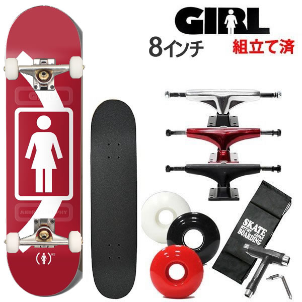 【楽天市場】スケボー コンプリート ガール GIRL 93TIL 12 サイモン