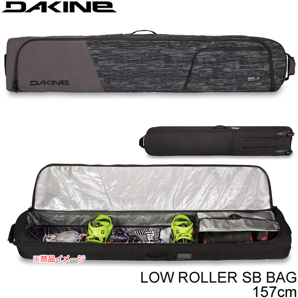安い購入 157cm Roller Low 21fw ボードケース キャスター付 ダカイン W35 W56 ボードバッグ オールインワン Dakine ボード道具一式収納可能 Sda Ba Dash Shadow Adrm Com Br