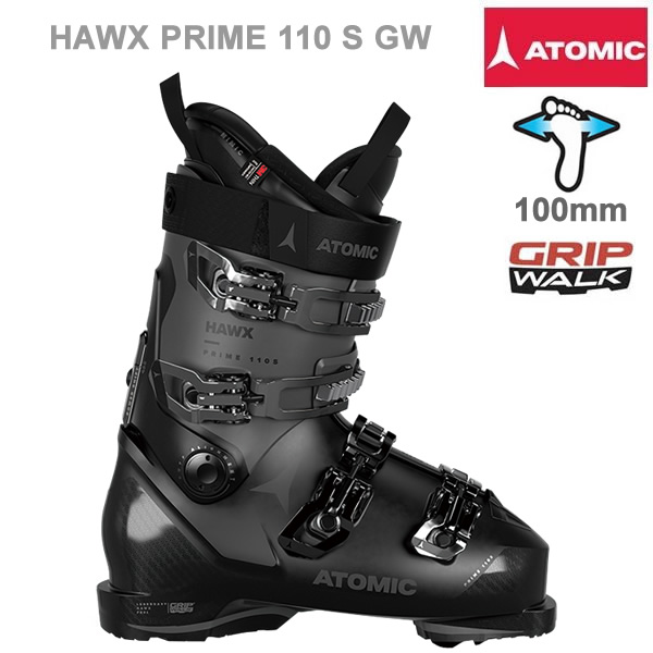 人気TOP 魅了 アトミック スキーブーツ ATOMIC HAWX PRIME 110 S GW BLACK ANTHRACITE ホークス プライム 22-23 2023 w08 gigsr.com gigsr.com