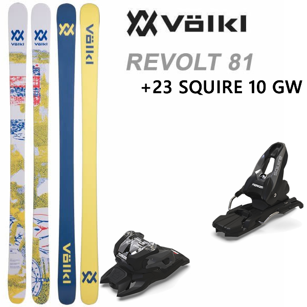 Volkl フォルクル スキー板 22モデル〉 板単品 104 REVOLT 〈21