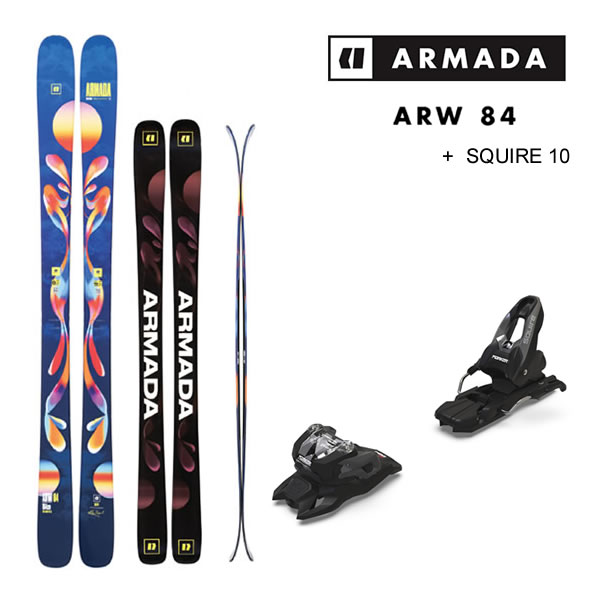 スキー 22-23 ARMADA ARV84 164cm + MARKER SQUIRE 22-23 ARMADA ARV84 164cm + MARKER SQUIRE