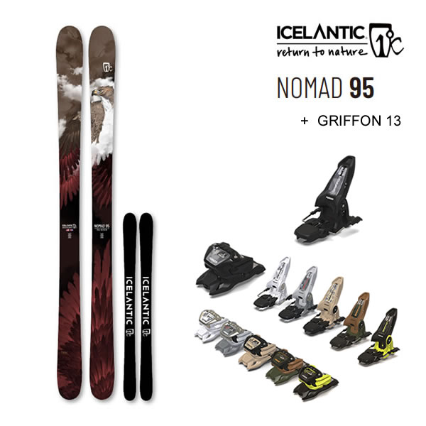 楽天市場】ICELANTIC アイスランティック スキー 2024 NOMAD LITE 105 