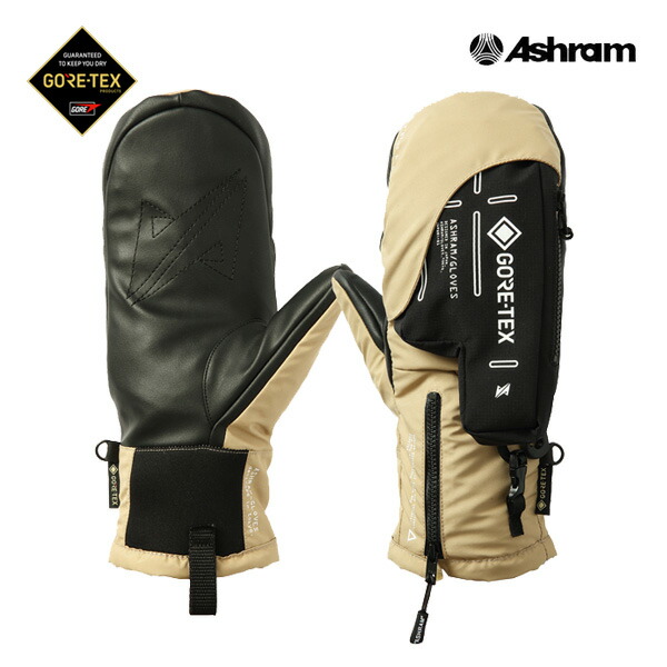 スノーボード グローブ ミトン アシュラム グローブ ゴアテックス ARMA beige (23-24 2024)GORE-TEX ashram グローブ【C1】