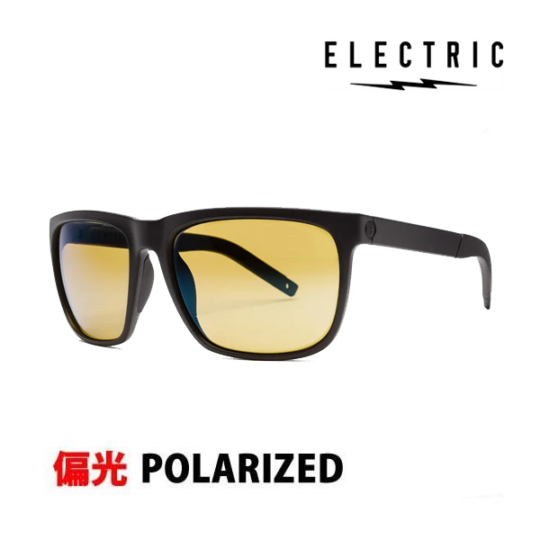 エレクトリック サングラス ノックスビルスポーツ MATTE BLACK / HT YELLOW POLAR PRO(EE15101090) KNOXVILLE electric サングラス 日本正規品【C1】｜スキー用品　WEBSPORTS