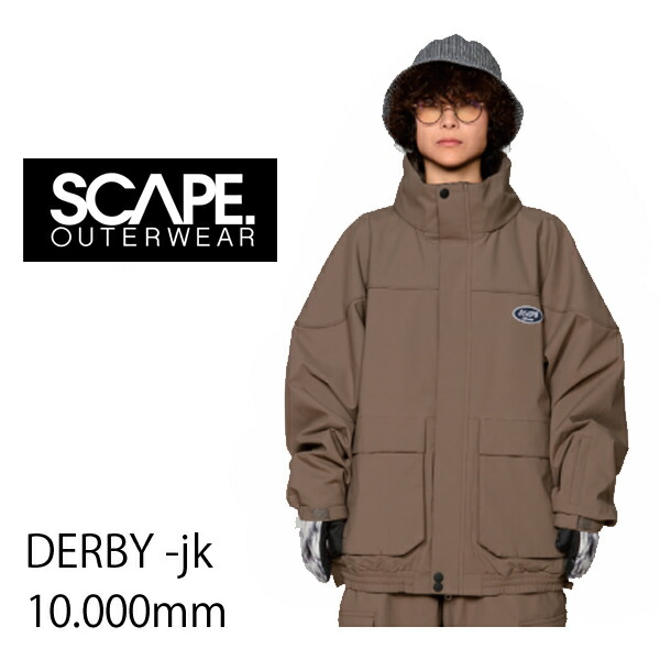 SCAPE エスケープ　ウエア　M 楽天市場】【10%OFF】SCAPE エスケープ DERBY JACKET 24-25 メンズ