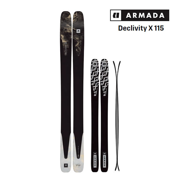 アルマダ スキー板 ディクリビティ X 115 ARMADA DECLIVITY X 115 単品 (板のみ) RA0000638 (24-25 2025)日本正規品【L2】【代引不可】