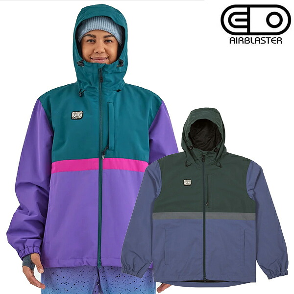 【7/25まで★3000円以上で300円OFFクーポン】エアブラスター ウェア　メンズ　24-25　FREESCHOOL WINDBREAKER (2024-2025)　AIR blaster ウエア　 スノーボード ウェア 【C1】｜スキー用品　WEBSPORTS