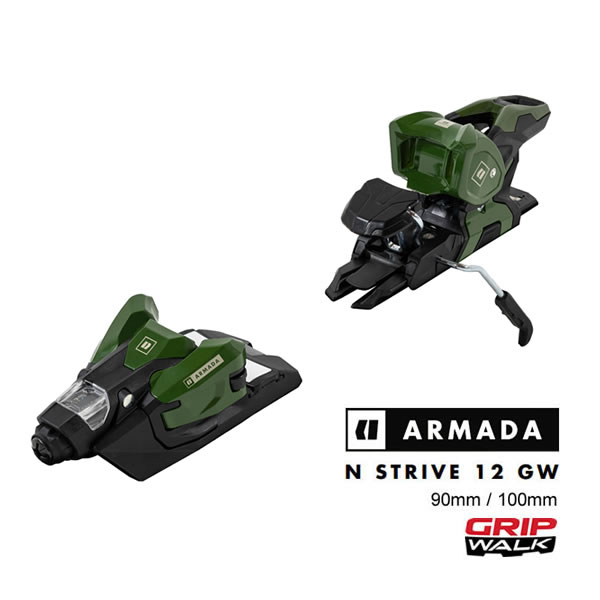 アルマダ ビンディング STRIVE 12 GW Green (RD0000100) ARMADA ストライブ12GW (24-25 2025) フリーライド ビンディング