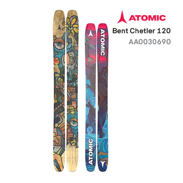 【7/25まで★3000円以上で300円OFFクーポン】アトミック スキー板 2026 BENT CHETLER 120 スキー板 単品 (板のみ) AA0030690 ベンチェトラー 25-26 atomic ski 日本正規品 【L2】【代引不可】｜スキー用品　WEBSPORTS