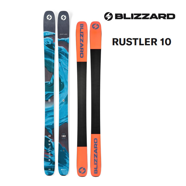 【5/26まで★3000円以上で300円OFFクーポン】ブリザードスキー RUSTLER 10 スキー板 単品 (板のみ) (26-27 2027) ラスラー10 blizzard スキー板 日本正規品 【L2】【代引不可】｜スキー用品　WEBSPORTS