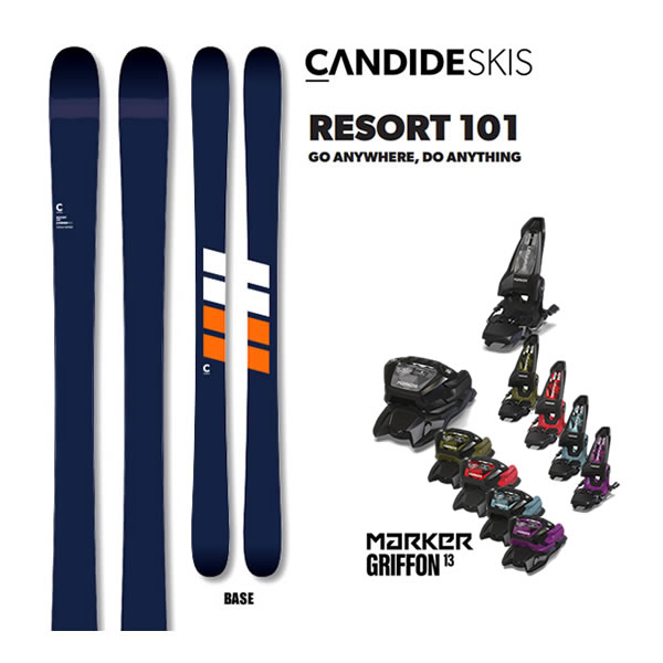 candidie ski resort101 179cm キャンディッド candidie ski resort101 179cm キャンディッド CANDIDE SKIS