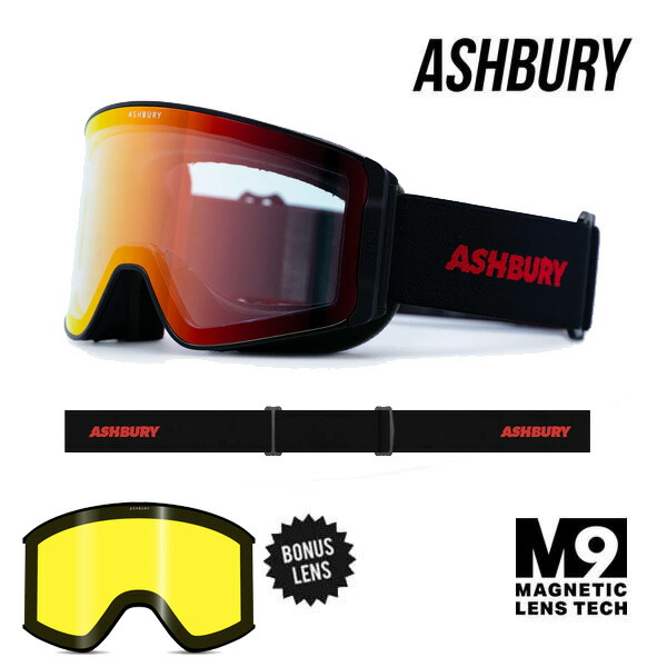 【4/9まで★3000円以上で300円OFFクーポン】アシュベリー ゴーグル THUNDERBOLT / SLASHER (25-26 2026) ashbury ゴーグル マグネット スノーボード ゴーグル スノボ ゴーグル