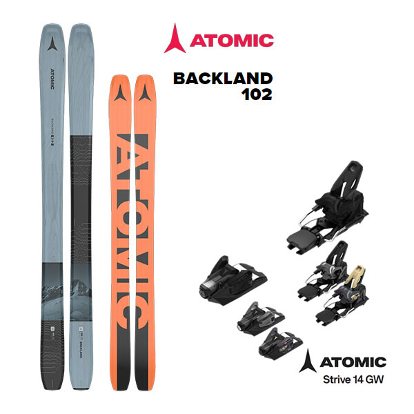 楽天市場】アトミック スキー板 2024 ATOMIC BACKLAND 107 バック