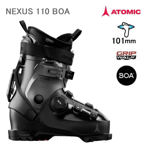 【7/25まで★3000円以上で300円OFFクーポン】アトミック スキーブーツ リアエントリー ATOMIC NEXUS 110 BOA (26-27 2027) 日本正規品|スキー用品 WEBSPORTS