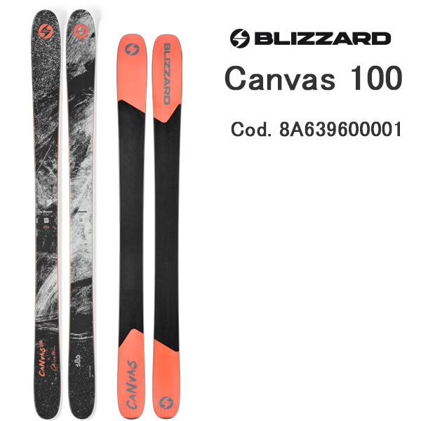 【予約】ブリザードスキー板 blizzard canvas 100 スキー板 単品 (板のみ) (26-27 2027)日本正規品 【L2】【代引不可】｜スキー用品　WEBSPORTS