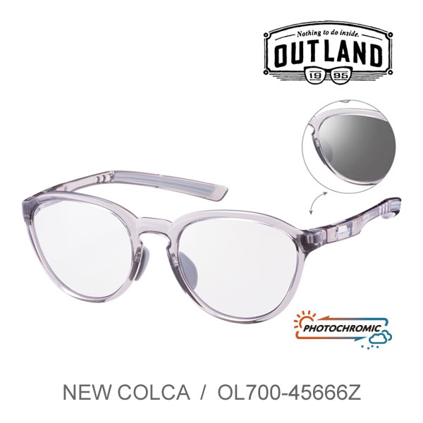 【7/25まで★3000円以上で300円OFFクーポン】OUTLAND 調光サングラス OL700-4566Z LGR / COLCA クリアライトウォームグレイ / 調光クリアtoスモーク アウトランド 山本光学 ゴルフ 釣り 【C1】【K1】｜スキー用品　WEBSPORTS