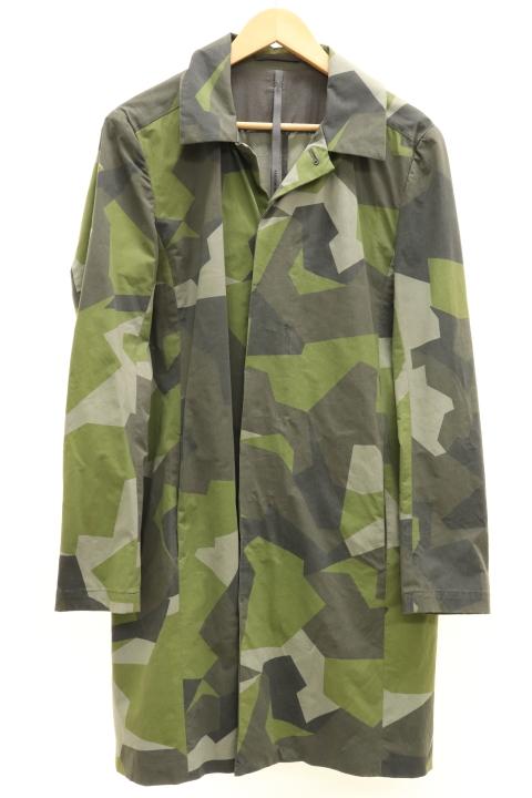 Rakuten Kazuyuki Kumagai カズユキクマガイ カモフラージュプリントコート ステンカラーコート 2 緑 グリーン カーキ メンズ 中古 海外最新 Www Primeroindustrialservices Com