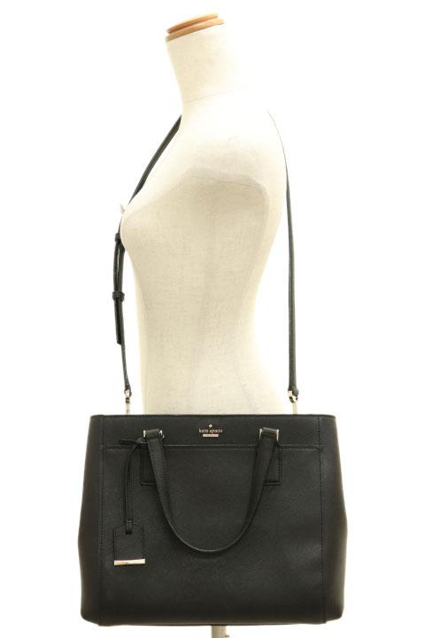 【中古】 kate spade CAMERON STREET MINI CANDACEケイトスペード ハンドバッグ 黒 ブラック レザー レディース｜Style（ブランド古着のスタイル）