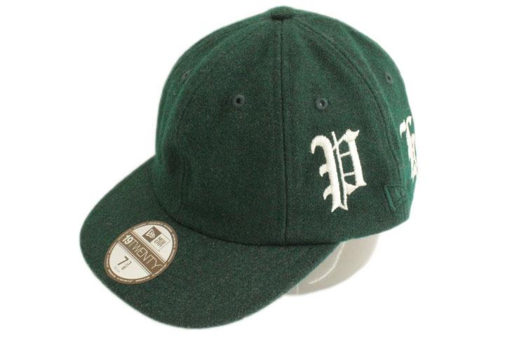 楽天市場 New Era Phenomenon キャップニューエラ キャップ 7 3 8 緑 グリーン 刺繍 メンズ 中古 古着のオーバーフロークロージング