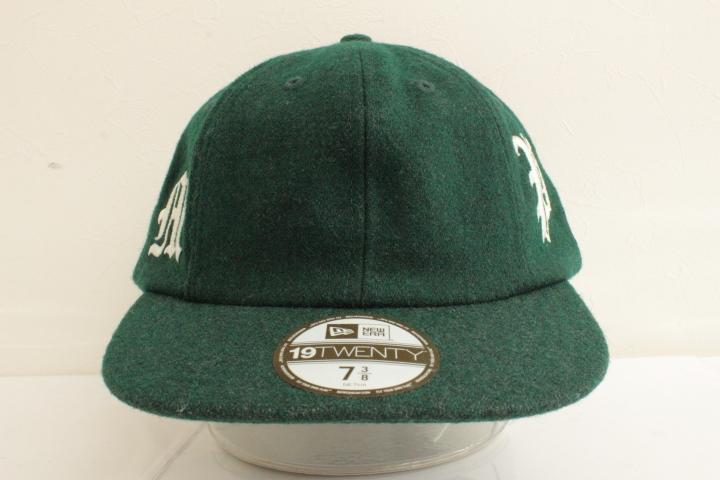 楽天市場 New Era Phenomenon キャップニューエラ キャップ 7 3 8 緑 グリーン 刺繍 メンズ 中古 古着のオーバーフロークロージング