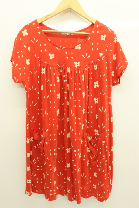 楽天市場】古着 marimekko マリメッコ 花柄 7分袖 ロングワンピース 40
