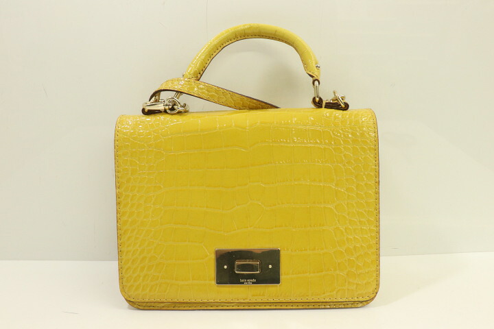 【楽天市場】【中古】 kate spade レディースショルダーバッグ -- クロコ型押し2WAYショルダーバッグ kate spade ...