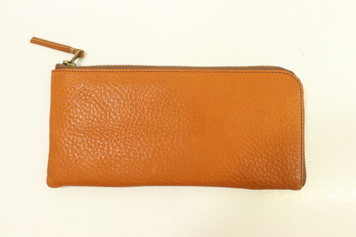 【中古】 SLOW メンズ長財布 -- L字ファスナー 長財布 SLOW -- 茶 ブラウン レザー