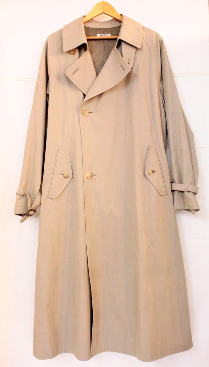 楽天市場】AURALEE / オーラリー | FINX CHAMBRAY TRENCH COAT SS