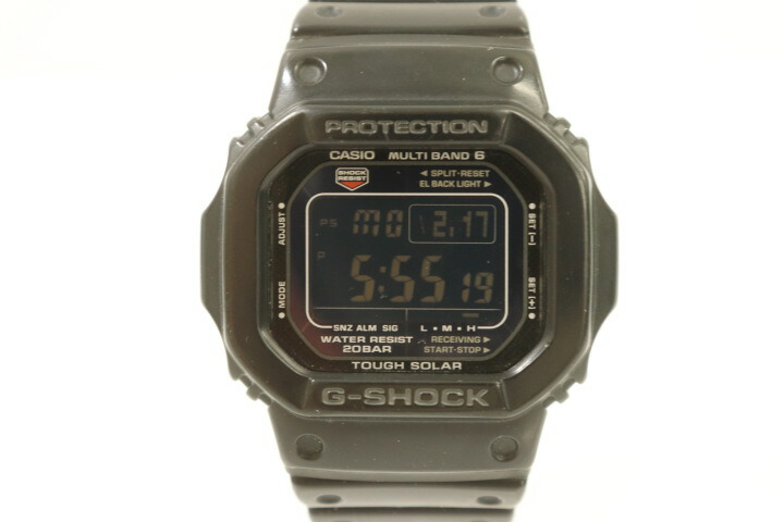 極美品 G-SHOCK GW-M5600 電波ソーラー ブラック スクウェア 楽天市場】G-SHOCK ジーショック CASIO カシオ 電波ソーラー 黒