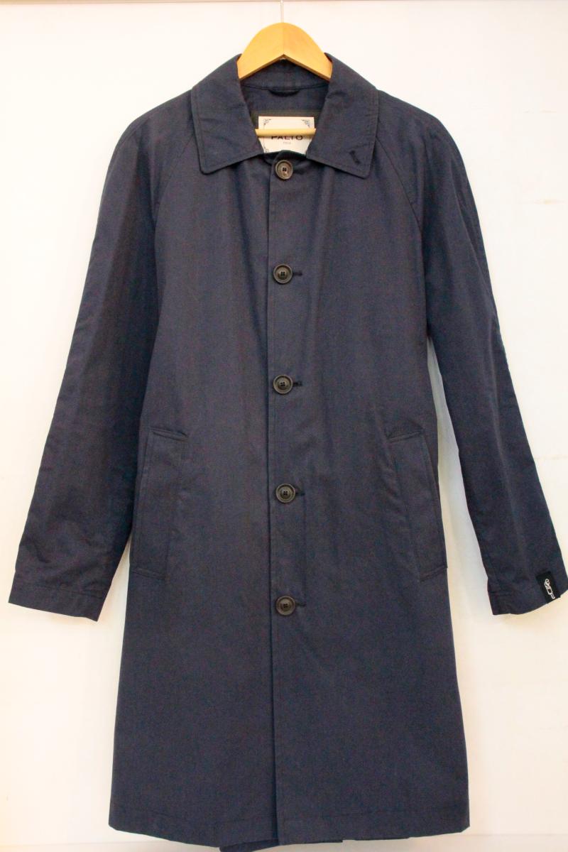 【中古】 -- メンズステンカラーコート 46 PALTO/BARTOLOMEO/バルカラーコート/46/紺 ネイビー｜Style（ブランド古着のスタイル）
