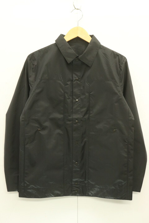 【中古】 OPPOSE DUALITY メンズナイロンジャケット 44 6Pocket Panel Nylon Work Jacket OPPOSE DUALITY 44 黒 黒いこと 無地