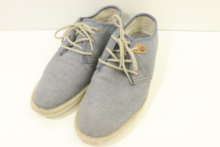 【中古】 Timberland メンズスニーカー 25.5cm アースキーパー CITY SHUFFLER Timberland 25.5cm 水色 アクアブルー 無地画像