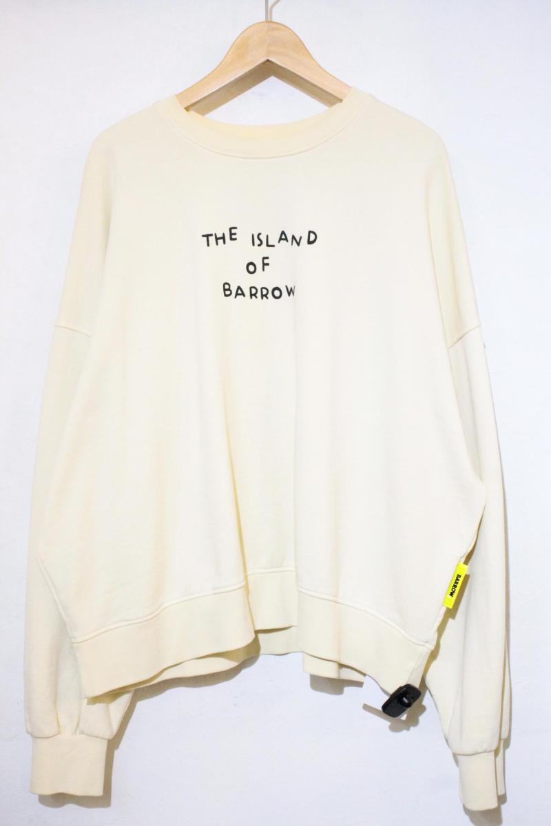 【中古】 -- メンズスウェット M BARROW/THE ISLAND OF BARROW/スウェット/M/ベージュ 肌色