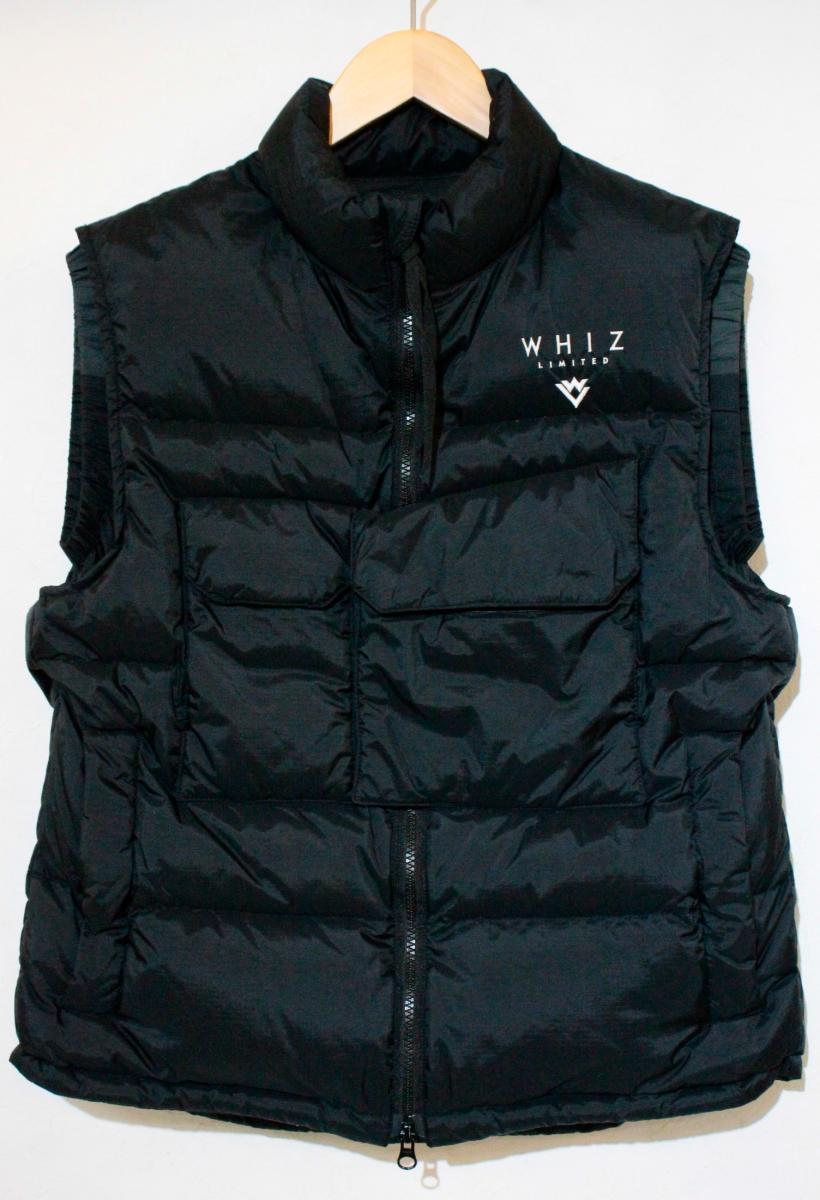 【中古】 WHIZ LIMITED メンズ中綿ジャケット M WHIZ LIMITED × NANGA/中綿ベスト/M/黒 ブラック/WL-V-03