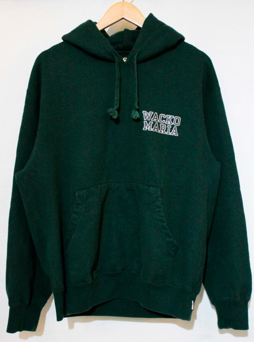 【中古】 WACKO MARIA メンズパーカー M WACKO MARIA/24AW/HEAVY WEIGHT HOODED SWEAT SHIRT/パーカー/M/緑 グリーン/24FW-WMC-SS04 14,918円