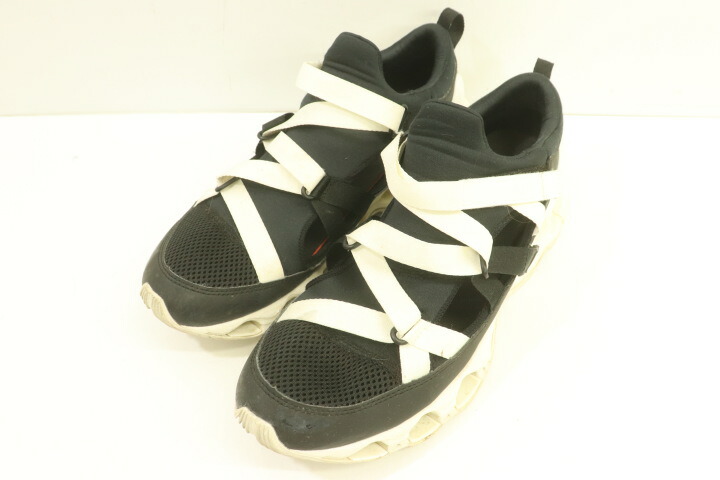 【中古】 MIZUNO メンズスニーカー 28cm PROPHECY STRAP MIZUNO 28cm 黒 ブラック 無地 D1GA225101