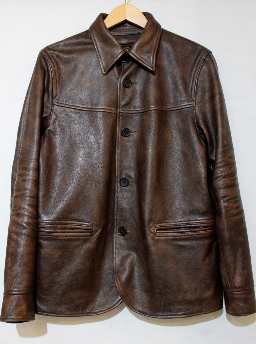 RRL ブラウンレザージャケット サイズ1 中古・古着通販】RRL (ダブルアールエル) レザージャケット