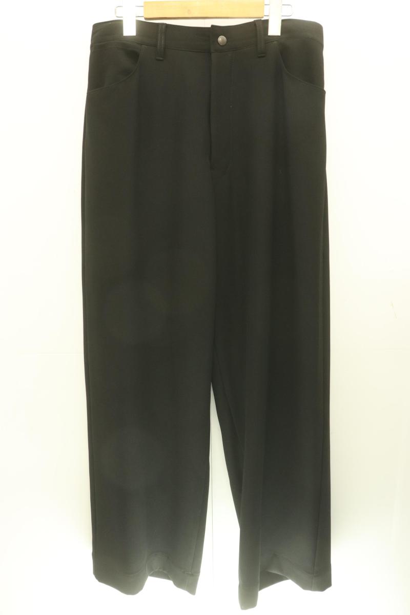 【中古】 N.HOOLYWOOD メンズバギーパンツ 40 5POCKET BAGGY PANTS N.HOOLYWOOD 40 黒 ブラック 無地