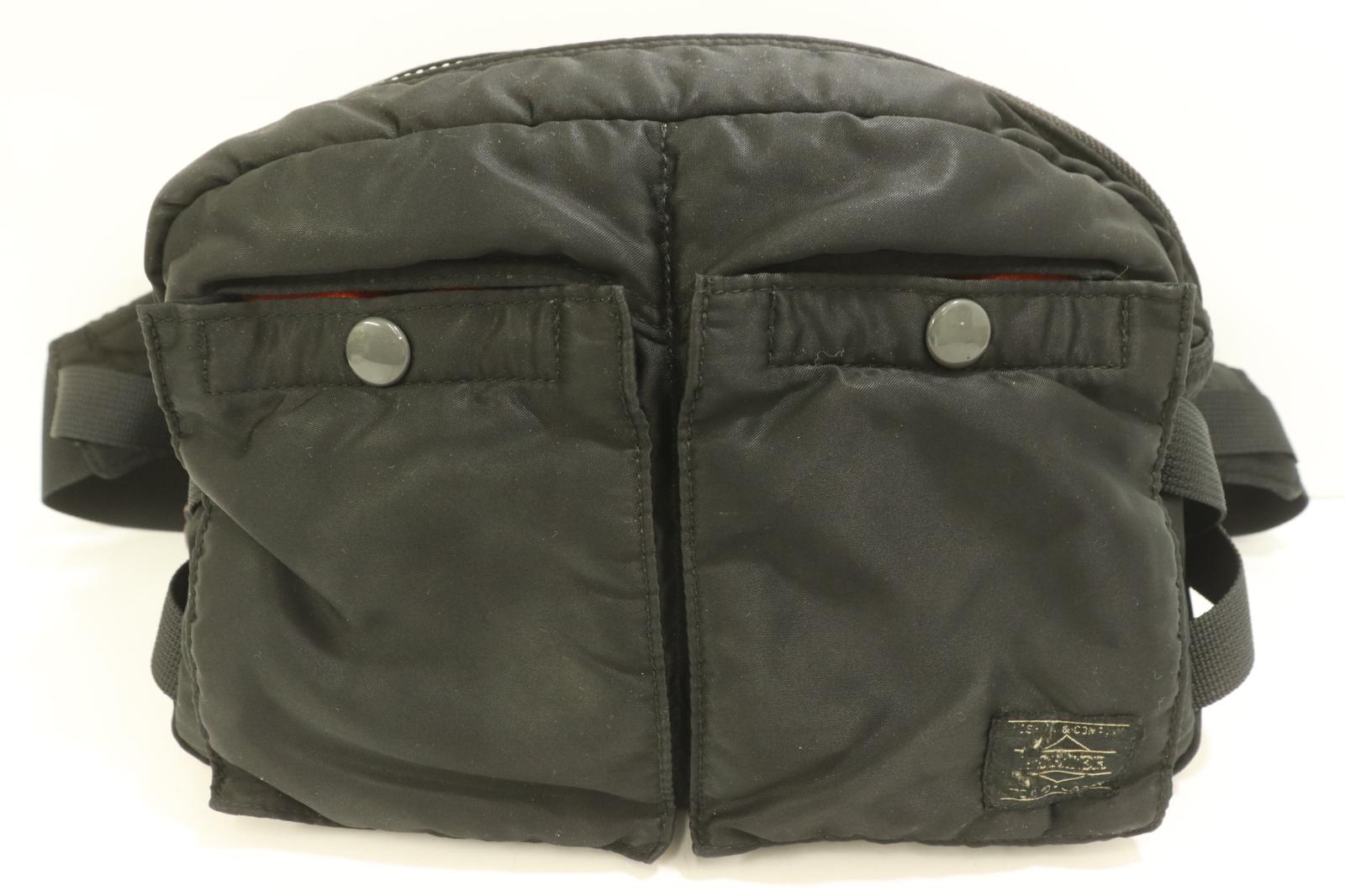 PORTER×ANREALAGEコラボ OVERSIZE WAIST BAG 黒 PORTER×ANREALAGE ポーター×アンリアレイジ 14S/S OVERSIZE