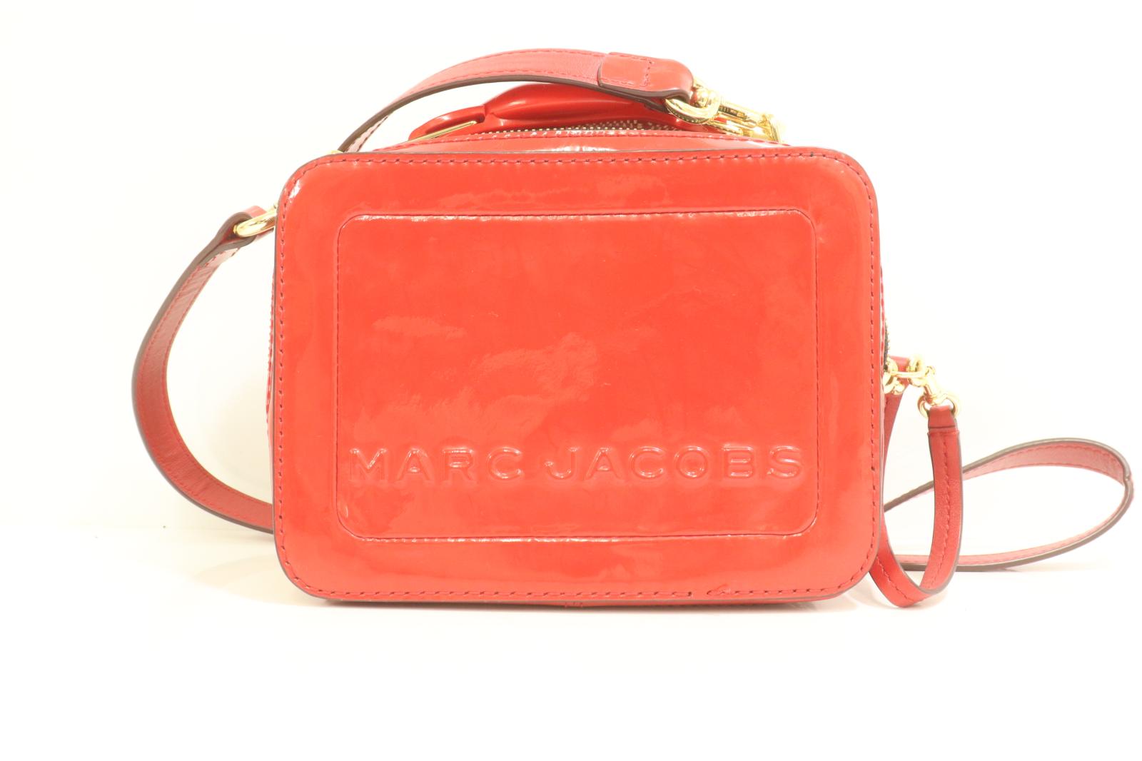 【中古】 MARC JACOBS レディースショルダーバッグ -- THE BOX 20 MARC JACOBS -- 赤 レッド