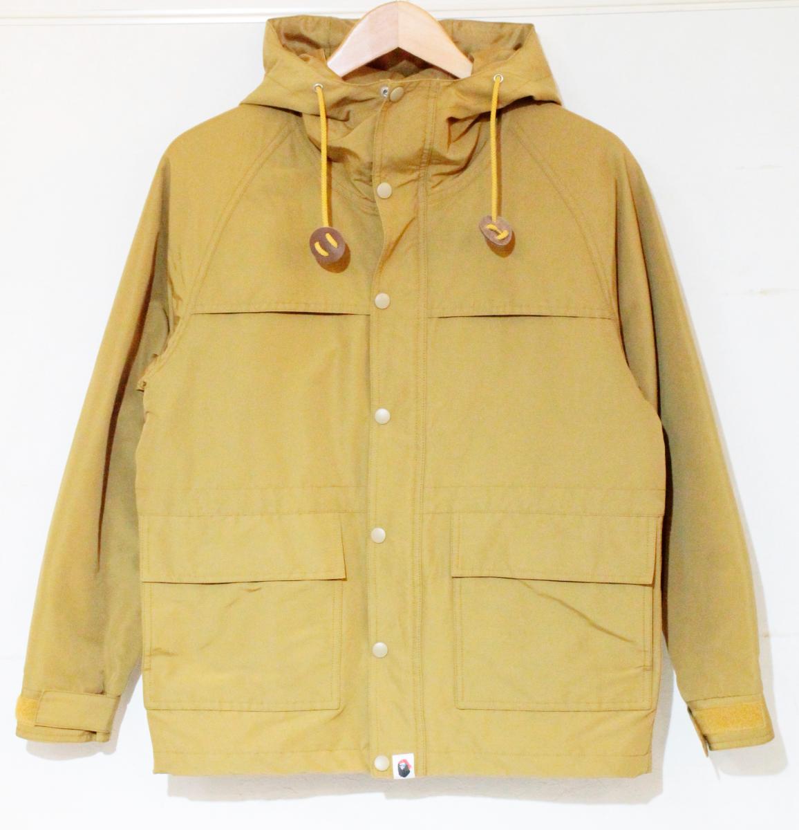 【中古】 A BATHING APE メンズマウンテンパーカー S A BATHING APE/PIRATE/キルティングマウンテンパーカー/S/ベージュ 肌色/4860-140-009