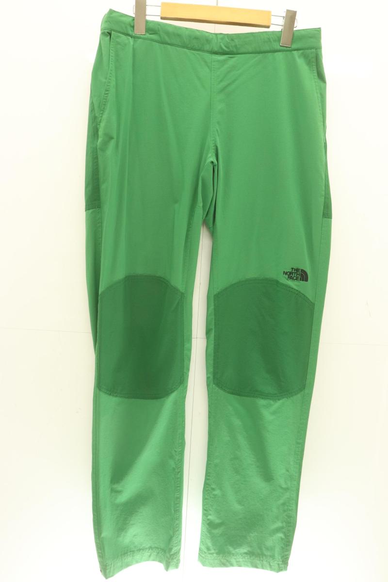 【中古】 THE NORTH FACE メンズイージーパンツ XL VERB CLIMB PANT THE NORTH FACE XL 緑 グリーン ロゴ